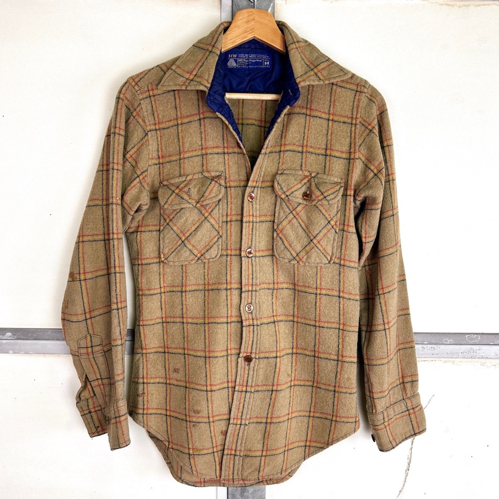 Vintage, Virgin Wool Shirt, S